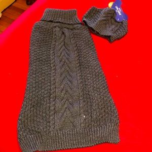 Small/Medium dog sweater set